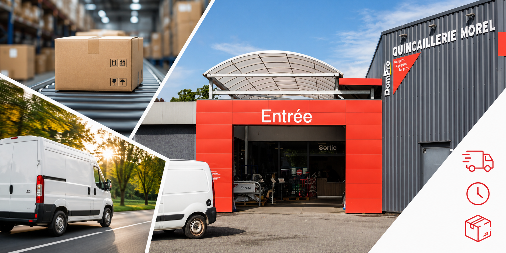 Service de l'ivraison de la Quincailleire Morel à Dax